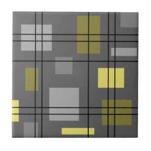 Azulejo Geométrico Moderno del Siglo Medio 4