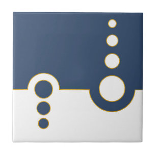 Azulejo Geométrico, patrón abstracto, moderno, círculos