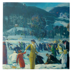 Azulejo George Bellows - Amor al invierno