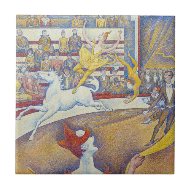 Azulejo Georges Seurat - El circo (Frente)