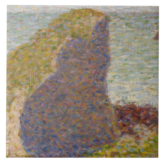 Azulejo Georges Seurat - Estudio para Le Bec du Hoc (Frente)