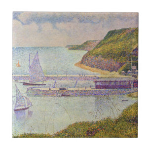 Azulejo Georges Seurat - Port-en-Bessin en marea alta