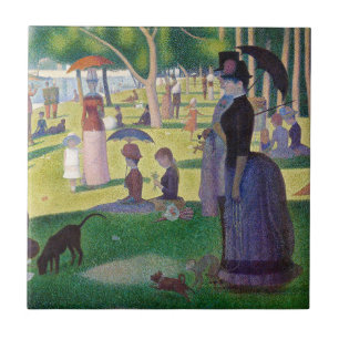Azulejo Georges Seurat - Un domingo en La Grande Jatte