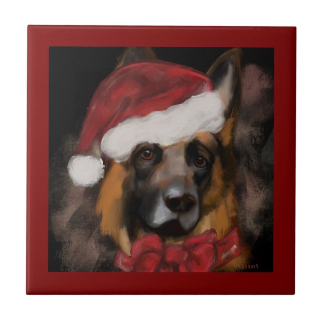 Azulejo German Shepherd  (Frente)