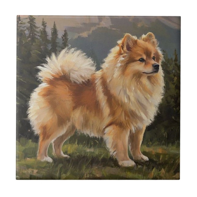 Azulejo German Spitz (Frente)