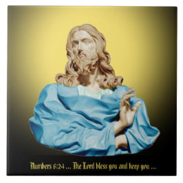 Azulejo Gian Lorenzo Bernini Busto de Cristo 1679