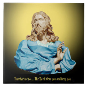 Azulejo Gian Lorenzo Bernini Busto de Cristo 1679