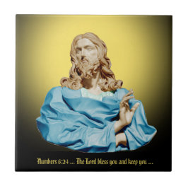 Azulejo Gian Lorenzo Bernini Busto de Cristo 1679