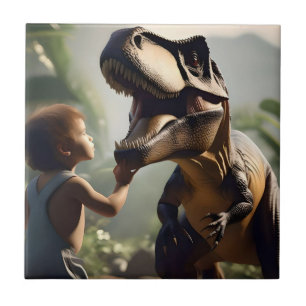 Azulejo Gigante suave: El amigable T-Rex al que le encanta