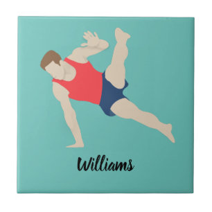 Azulejo Gimnasta masculino