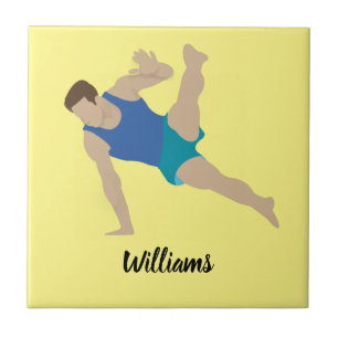 Azulejo Gimnasta masculino