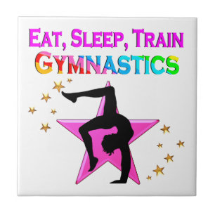 AZULEJO GIMNASTICA DE TREN DE COMIDA Y SUEÑO