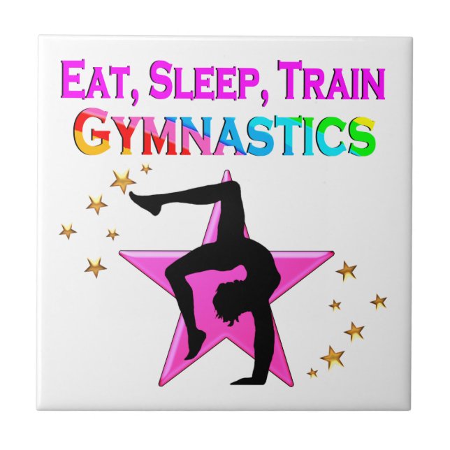 AZULEJO GIMNASTICA DE TREN DE COMIDA Y SUEÑO (Frente)