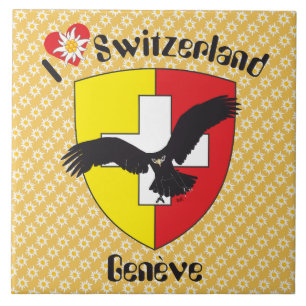 Azulejo Ginebra, Genève Suiza Suisse Svizzera baldosa/