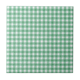 Azulejo Gingham Verde Menta 