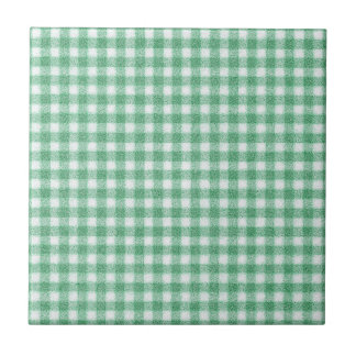 Azulejo Gingham Verde Menta