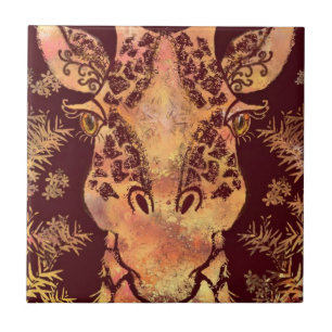 Azulejo Giraffe Cerámica Tile
