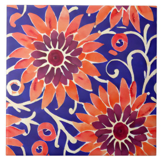 Azulejo Girasol Mediterráneo