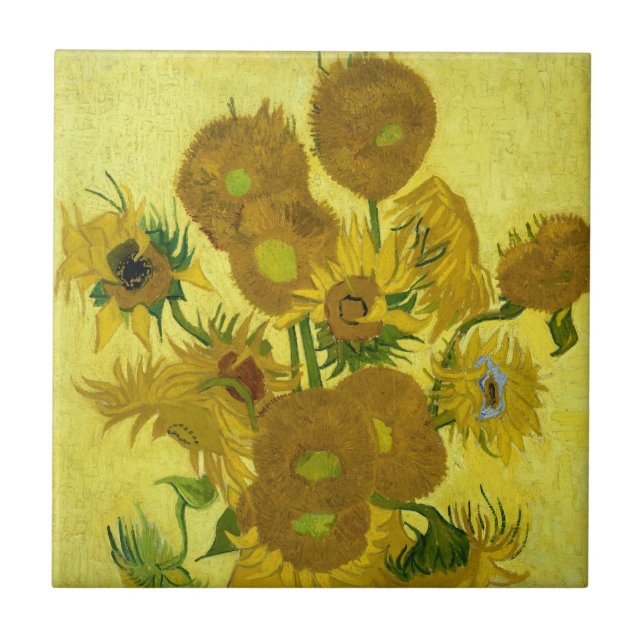 Azulejo Girasoles, 1889 (Frente)