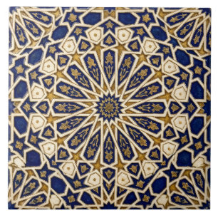 Azulejo Girih geométrico marroquí