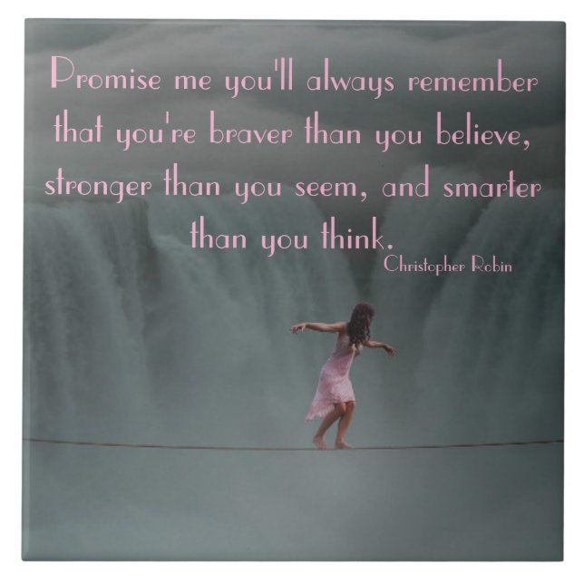 AZULEJO GIRL ON A TIGHTROPE TILE (Frente)