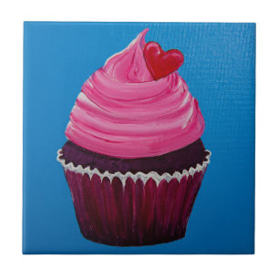 Azulejo Giro de terciopelo rojo