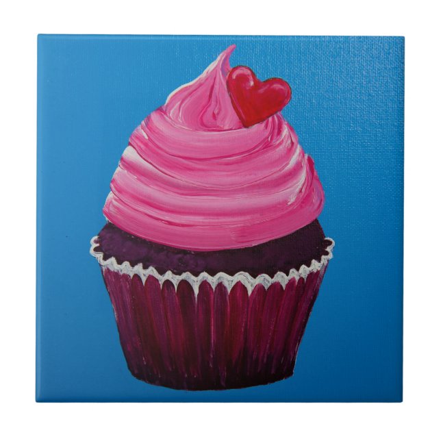 Azulejo Giro de terciopelo rojo (Frente)