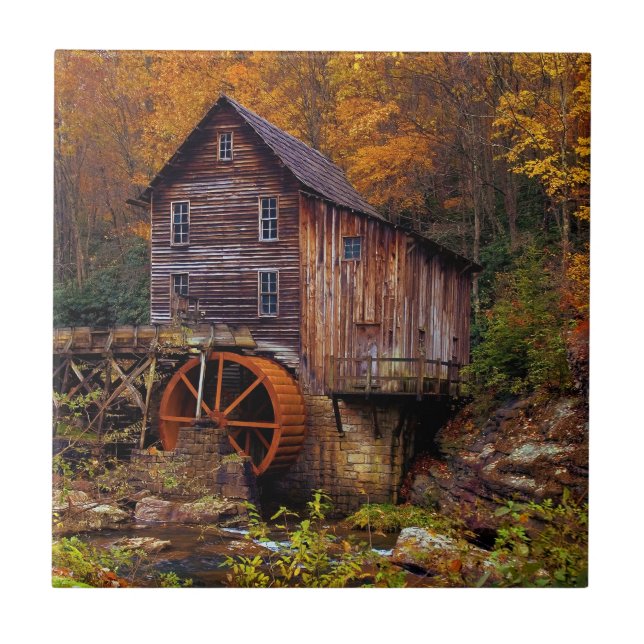 Azulejo Glade Creek Grist Mill (Frente)