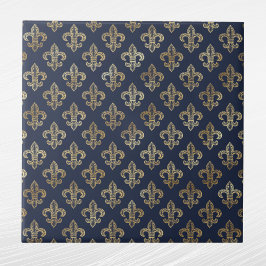 Azulejo Glam Gold Fleur de Lis