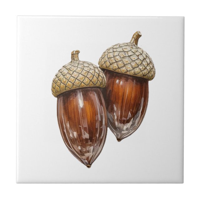 Azulejo Glassy Acorns (Frente)