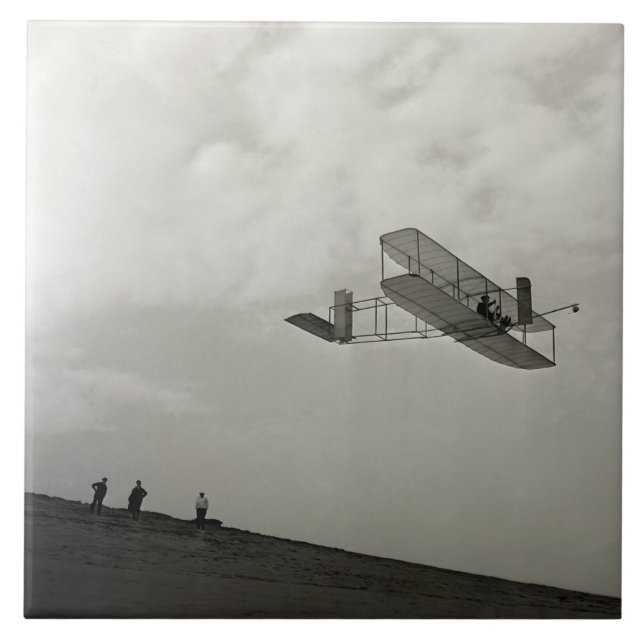 Azulejo Glider Test Flight Aviation Wright Brothers (Frente)