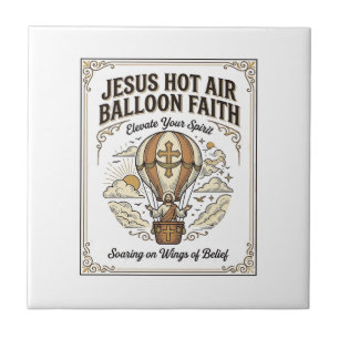 Azulejo Globo aerostático de Jesús Fe globo aerostático de