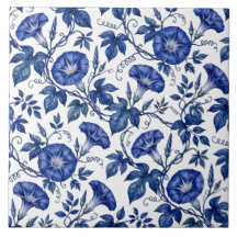 Glorias de la Mañana Azul Cobalto Estilo Delft Bla