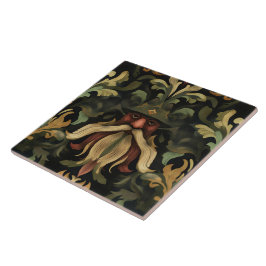 Azulejo Gnomo del bosque f53