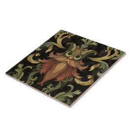 Azulejo Gnomo del bosque f55