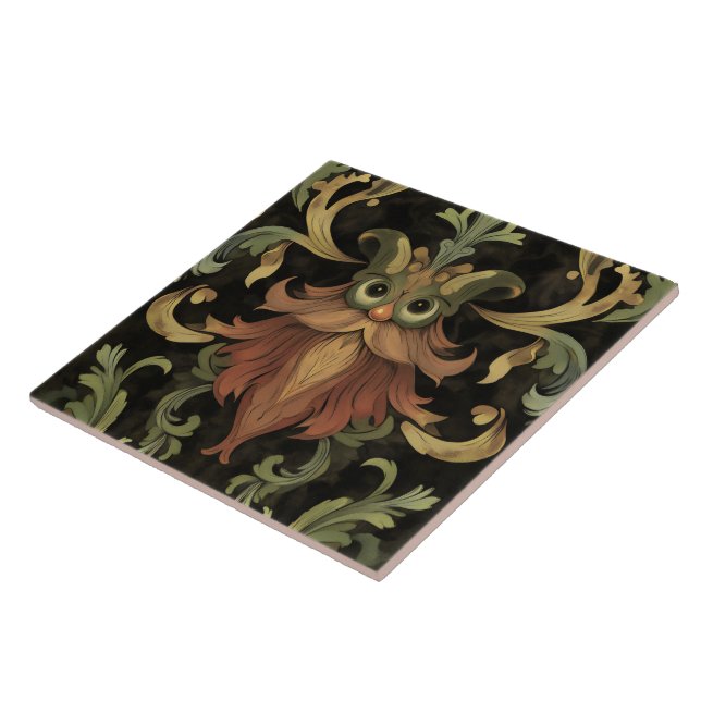 Azulejo Gnomo del bosque f55 (Lado)