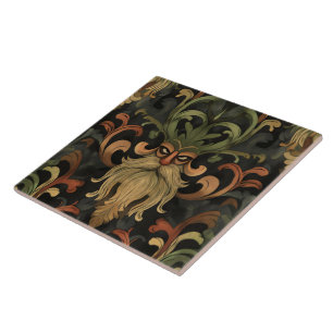 Azulejo Gnomo del bosque f56