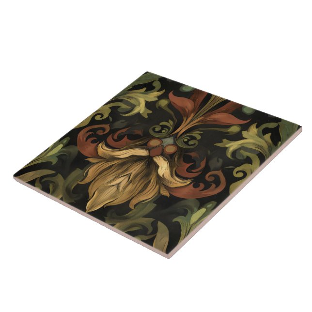 Azulejo Gnomo forestal f57 (Lado)