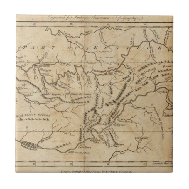 Azulejo Gobierno de Tennessee (Frente)