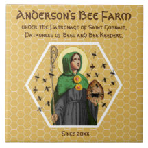 Gobnait de Ballyvourney (SAE 003) Tile cerámico