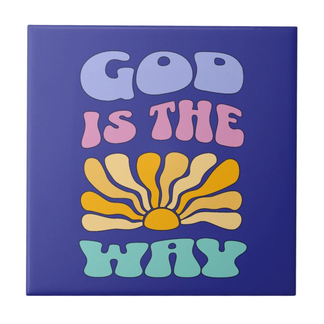 Azulejo God is the Way (Frente)