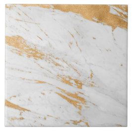 Azulejo Gold Marble Pattern