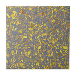 Azulejo Gold Terrazzo Pattern