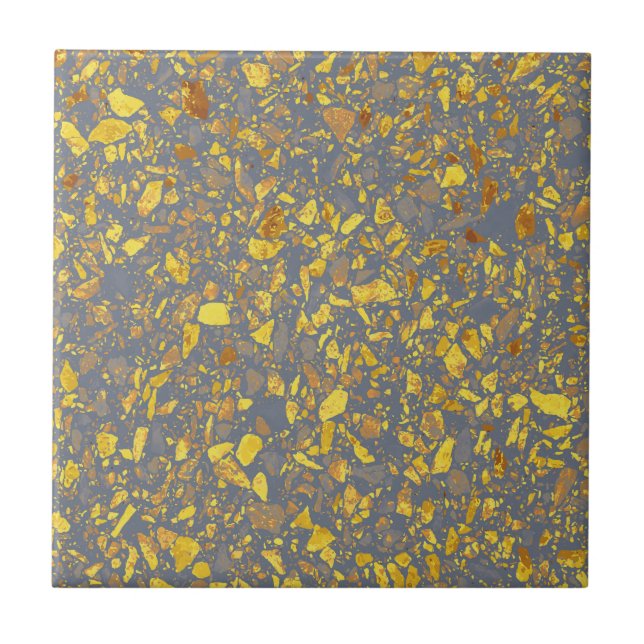 Azulejo Gold Terrazzo Pattern (Frente)