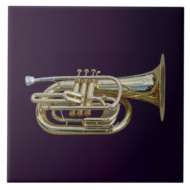Azulejo Golden Brass Euphonium (Frente)