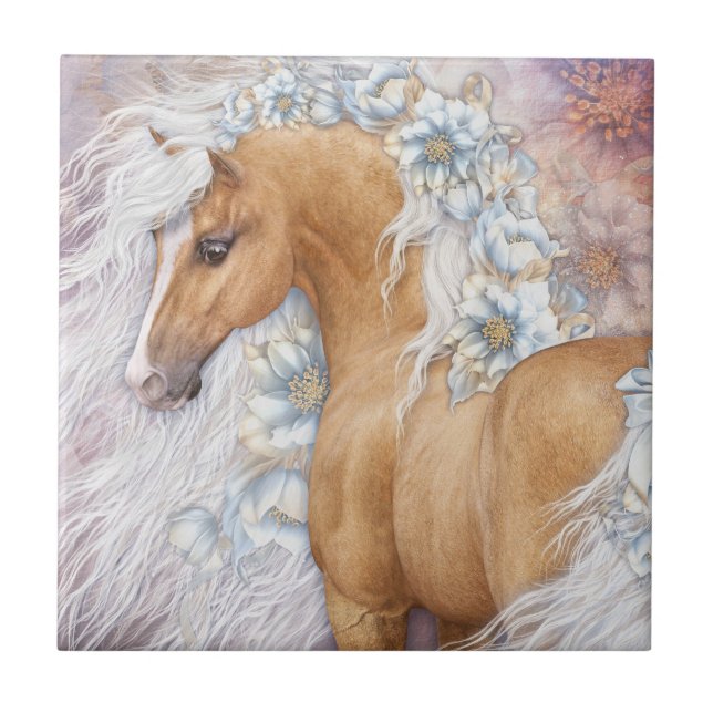 Azulejo Golden Heart Art Tile (Frente)