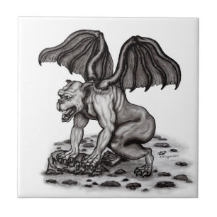Azulejo Golem Gargoyle
