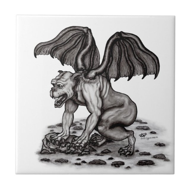 Azulejo Golem Gargoyle (Frente)
