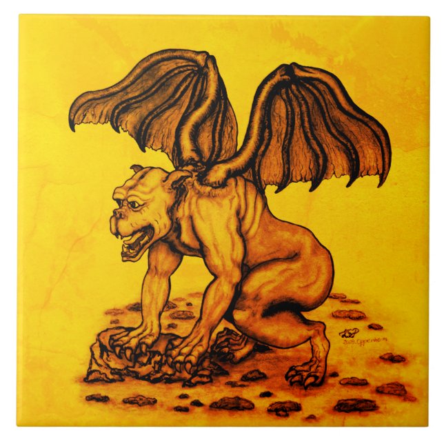 Azulejo Golem Gargoyle (Frente)