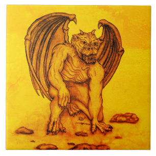 Azulejo Golem Gargoyle